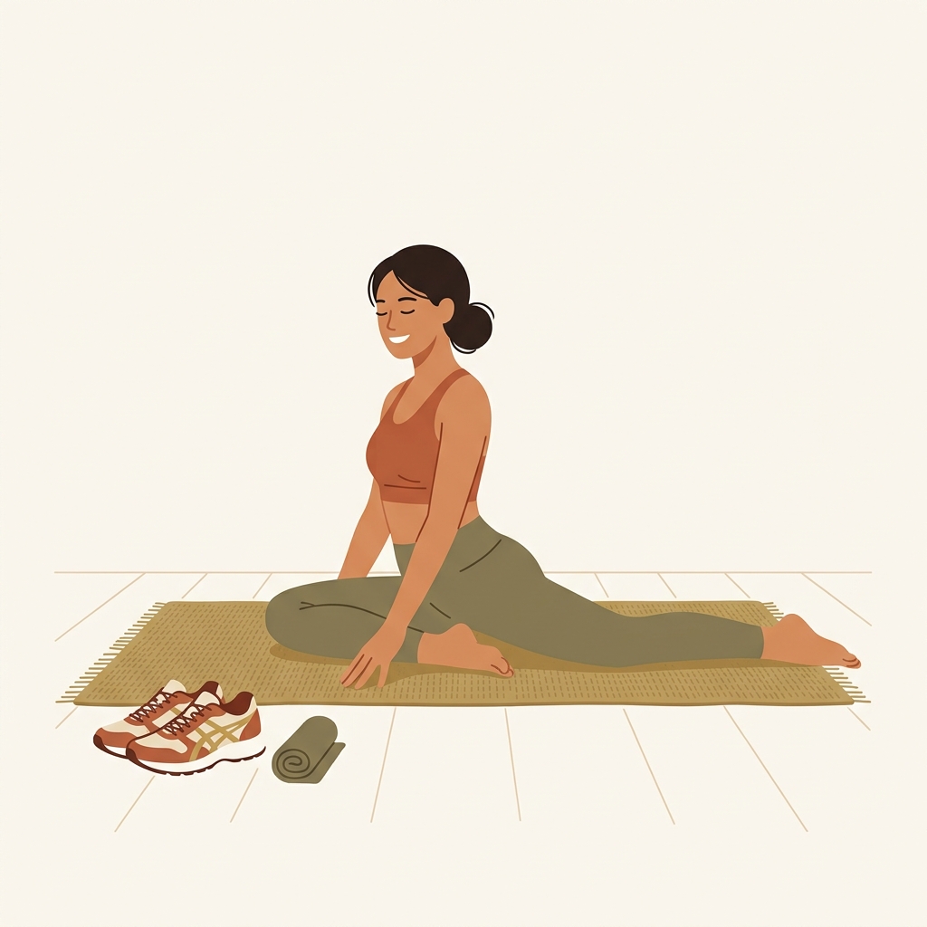 Yoga for Runners Illustration